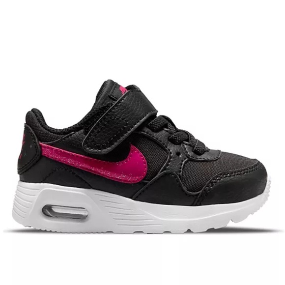Nike Shoes Nike Baby Toddler Girls Air Max Size 6c Black Pink Sneaker Shoes Dc935 Sparkly